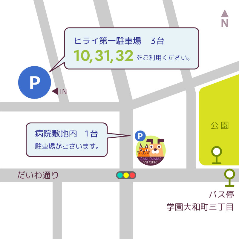 学園前どうぶつ病院の「ご来院について」画像